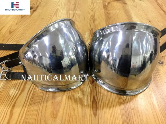 NauticalMart Medieval Steel Leg Armor poleyns LARP