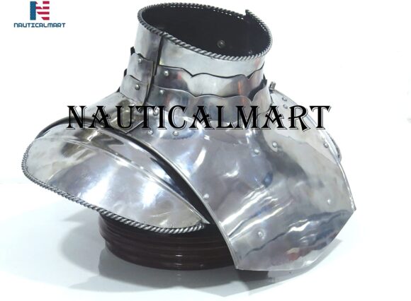 NAUTICALMART Plate Armour Medieval Knights Neck Plate Armor Gorget