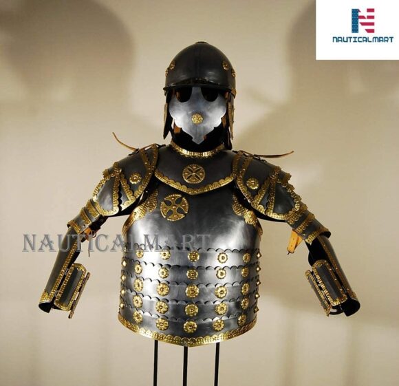 NauticalMart Medieval Knight Half Suit of Armour Renaissance Functional Body Armor Halloween Costume