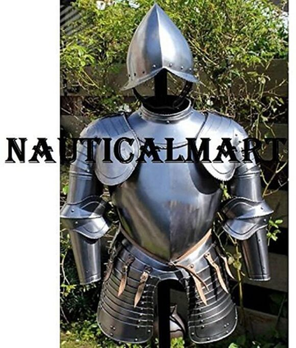 NauticalMart Renaissance Armor Half Suit of Armour Medieval Costume Steel Armor