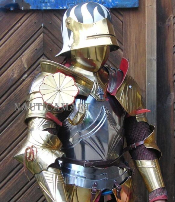 NauticalMart Medieval Reenactment Knight Half Suit of Armor