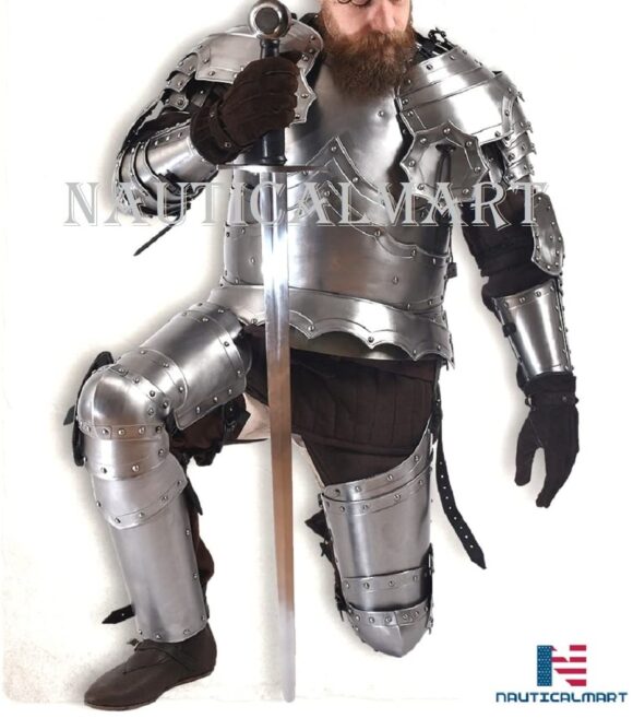 NauticalMart Medieval Half Suit of Armor Combat Full Body Armour Halloween