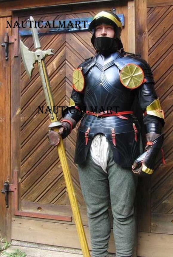 NauticalMart Medieval Reenactment Knight Half Suit of Armor