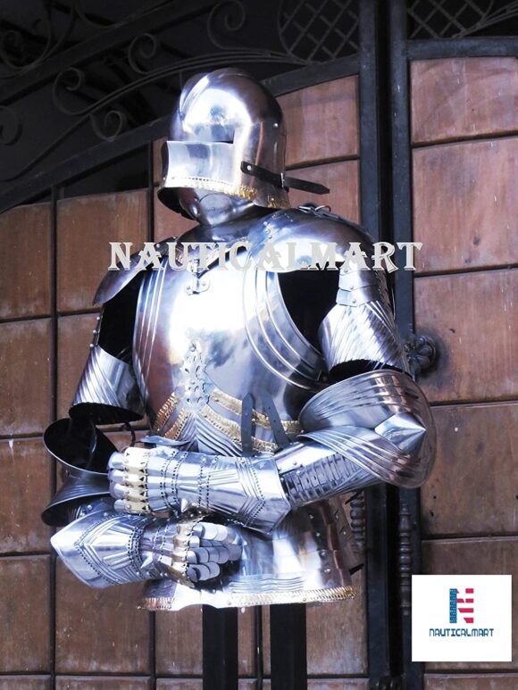 NAUTICALMART Half German Gothic Armor Renaissance Medieval Armour Costume