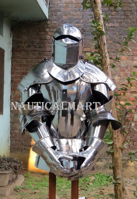 NauticalMart Medieval Reenactment Wearable Half Suit of Armor