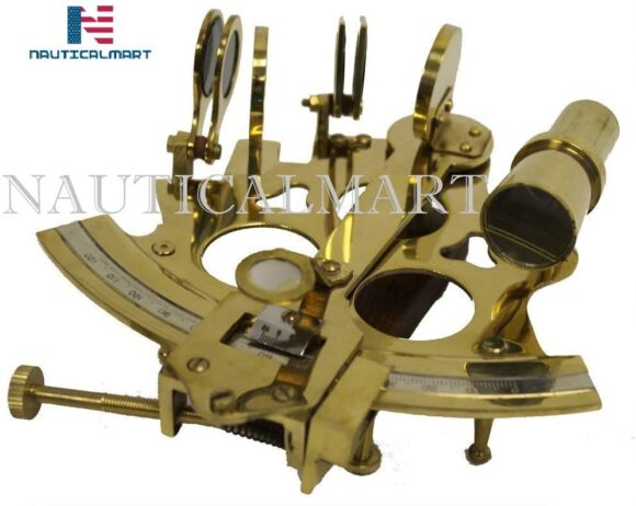 NAUTICALMART 6" Marine Brass Astrolabe Sextant