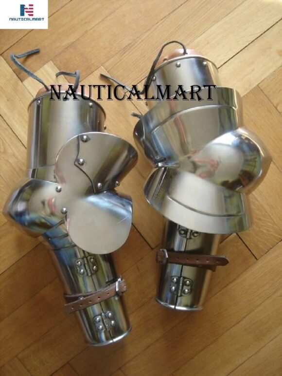 NAUTICALMART Armor Steel Arm Guard Armor Medieval Halloween Costume