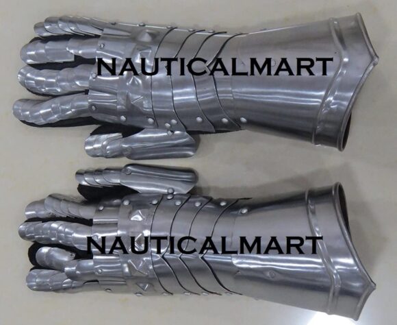 NauticalMart Medieval Gauntlets Finger Armor Middle Ages Fighting LARP