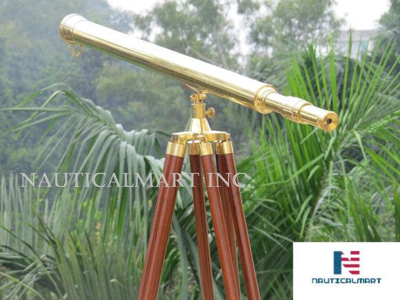 Nauticalmart Harbor Master Floor Standing Telescope