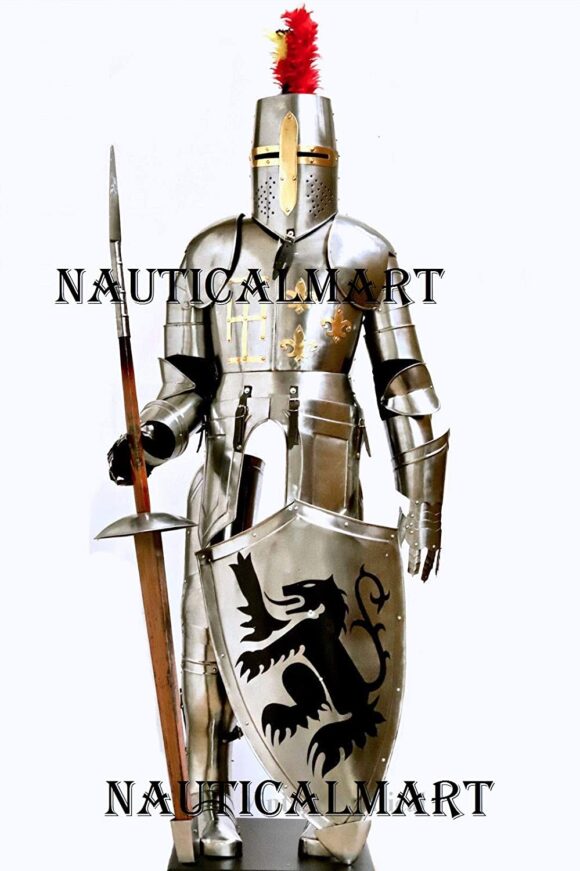 NauticalMart Medieval Reenactment Crusader Full Body Suit of Armor