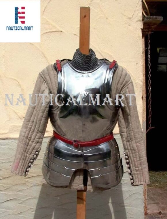 NAUTICALMART Medieval LARP Fantasy Costume Steel Armour Cuirass Breastplate