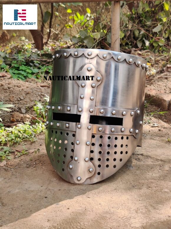 Nautical-Mart IR80685B Medieval Knight Crusader Helmet - Image 3