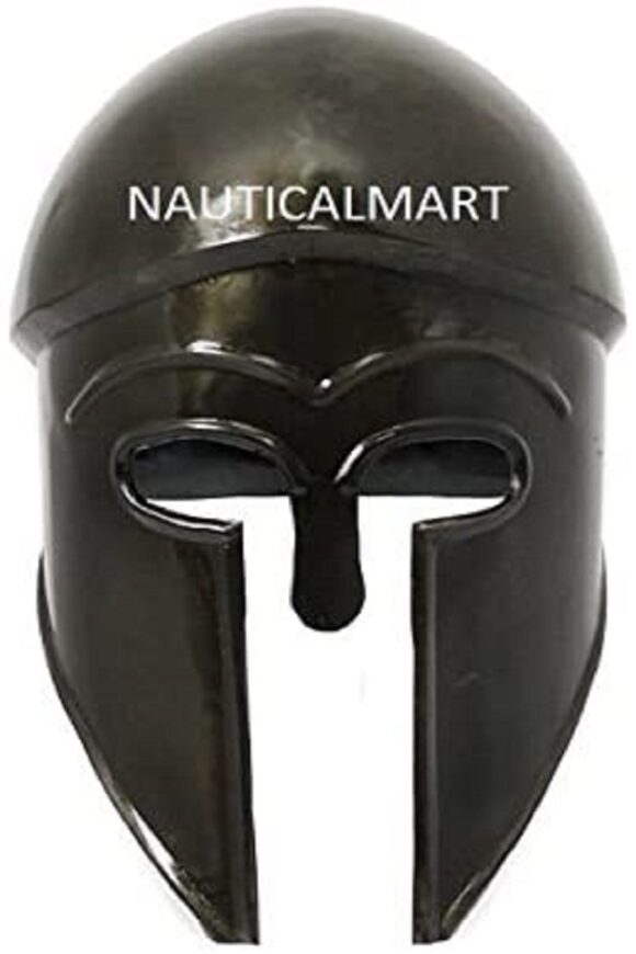 NauticalMart Antique Greek Corinthian Armor Helmet - Ancient Black