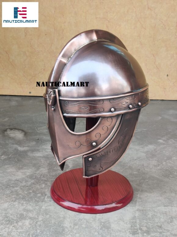 IR80557B - Viking Wolf Armor Helmet Copper Finish - Image 4