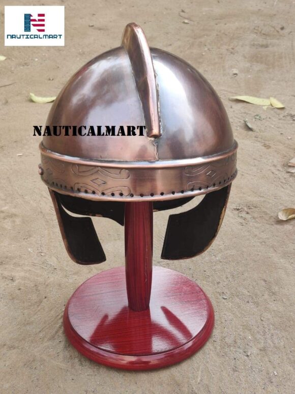 IR80557B - Viking Wolf Armor Helmet Copper Finish - Image 2