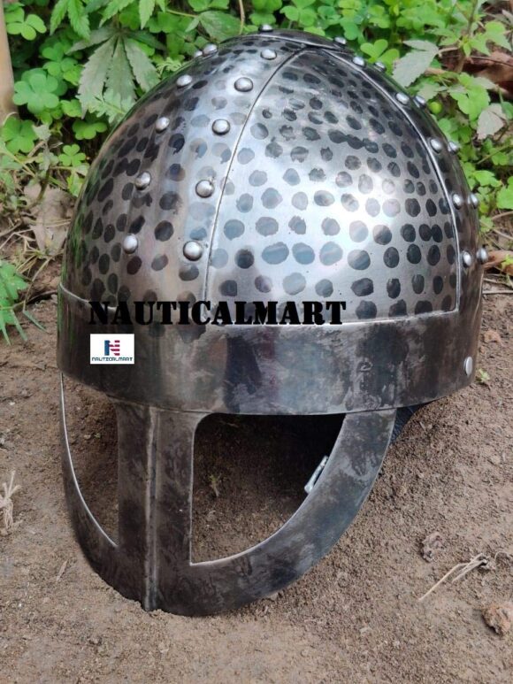 Nautical-Mart Viking Mask Deluxe Helmet with Liner & Chin Strap