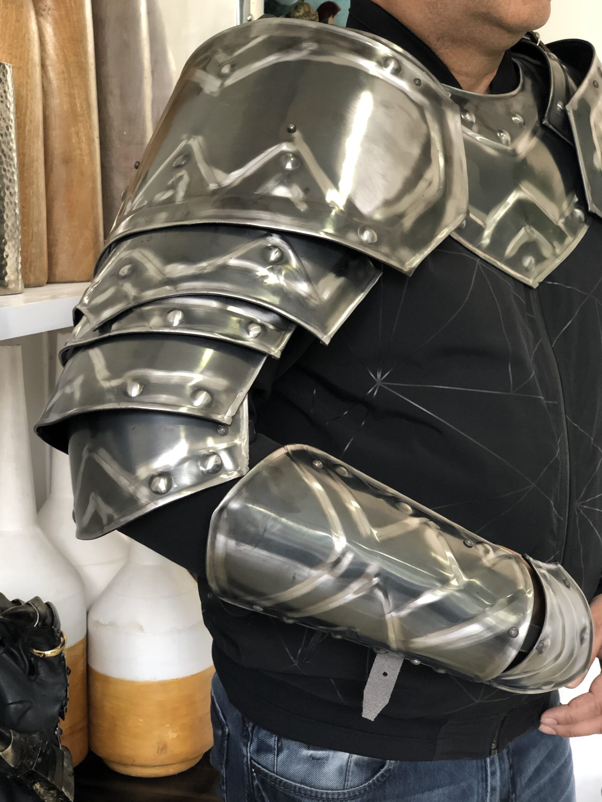 NauticalMart Medieval Knight Suit of Armor Combat Full Body Armour Wearable  Handicraft Replica