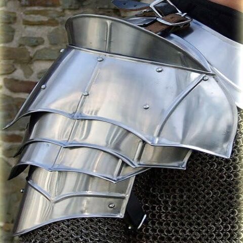 Steel Warrior Pauldron Medieval Shoulder Armor Set 20g