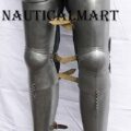 Nauticalmart Medieval Knight Wearable Fully Functional Leg Armor - Image 3