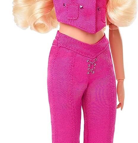 NauticalMart Barbi The Movie Collectible Doll Margot Robbie as in Pink Western Outfit
