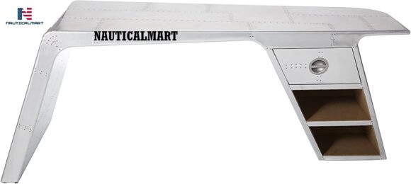 NauticalMart Aluminum Furniture Wing Desk