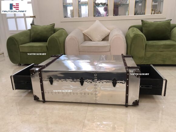 NauticalMart Richard's Trunk Coffee Table (49"x 32"x16")