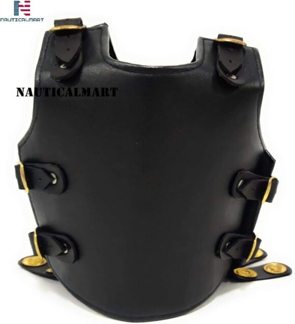 Nautical-Mart Black Greek Roman Muscle Armor Cuirass Medieval Halloween Costume (design 1) - Image 4