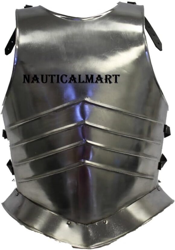 NauticalMart Medieval Steel Gothic Knight Breastplate LARP Armor - Image 2