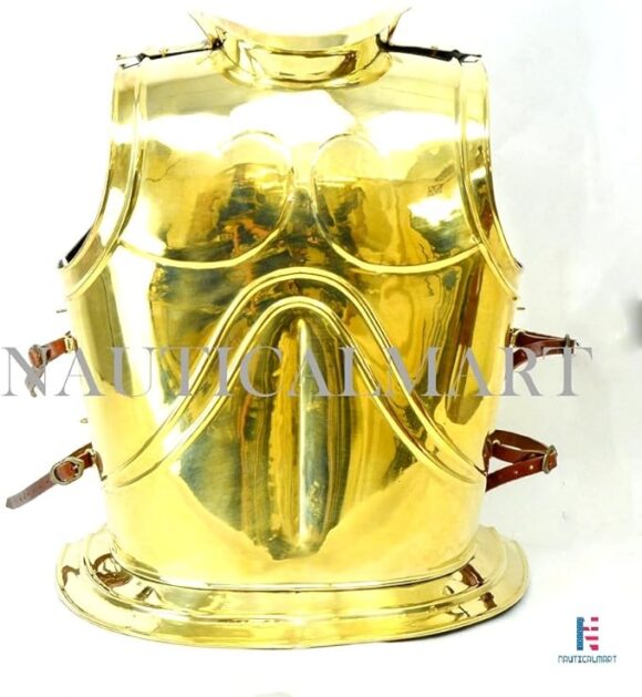 NauticalMart Greek Bell Muscle Armor Brass Cuirass LARP SCA Reenactment