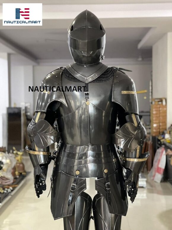 NauticalMart Medieval Knight Suit of Armor Combat Full Body Armour Wearable Handicraft Replica - Image 5