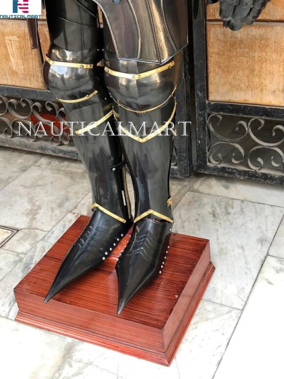 14th Century churburg Suit of Armor LARP Medieval Knight Halloween - Image 7