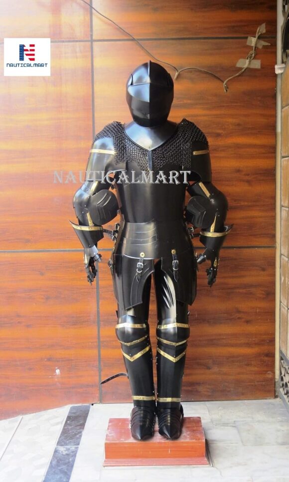 NauticalMart Medieval Knight Suit of Armor Combat Full Body Costume Battle Ready Armour Wearable Custom Armor