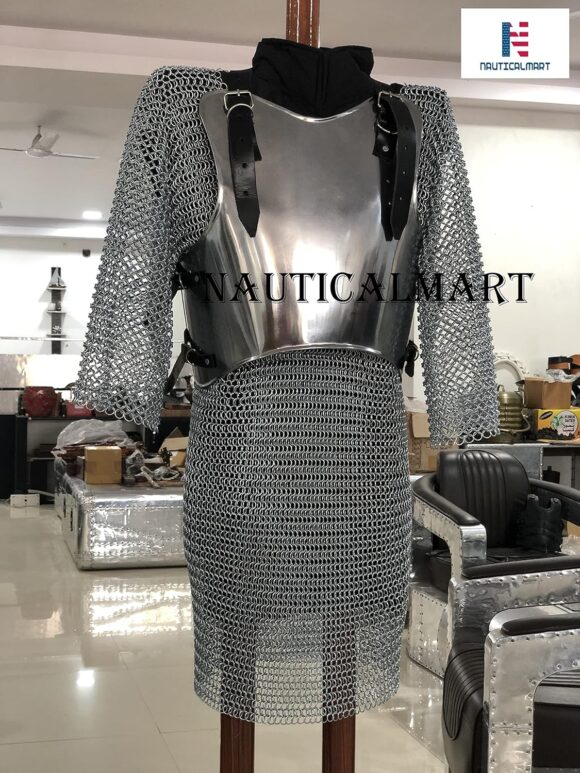 Steel Breastplate Knight Armor Medieval Costume