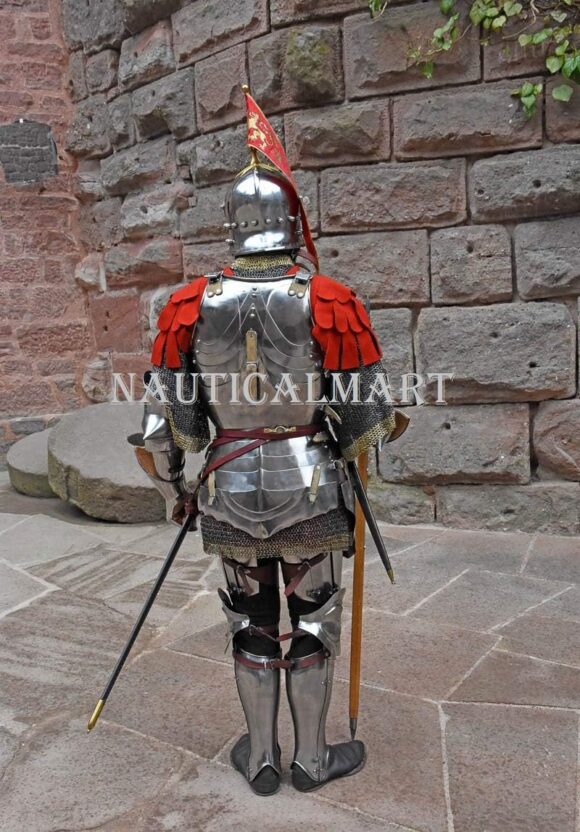 NauticalMart 15th Century Gothic Suit of Armor Medieval Knight German Costume Renaissance Armour - Image 5