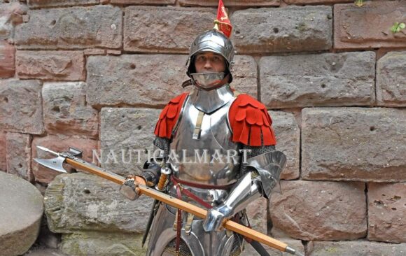 NauticalMart 15th Century Gothic Suit of Armor Medieval Knight German Costume Renaissance Armour