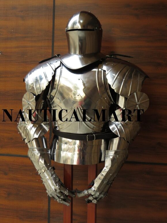 NauticalMart Plate Armour Knight Suit of Armor Gothic Costume - Image 2