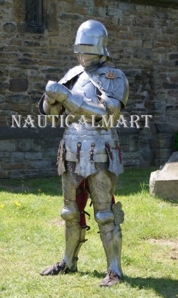 NauticalMart Medieval Wearable Gothic Full Suit of Armour Halloween Costume - Image 2