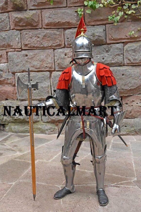 NauticalMart 15th Century Gothic Suit of Armor Medieval Knight German Costume Renaissance Armour - Image 4