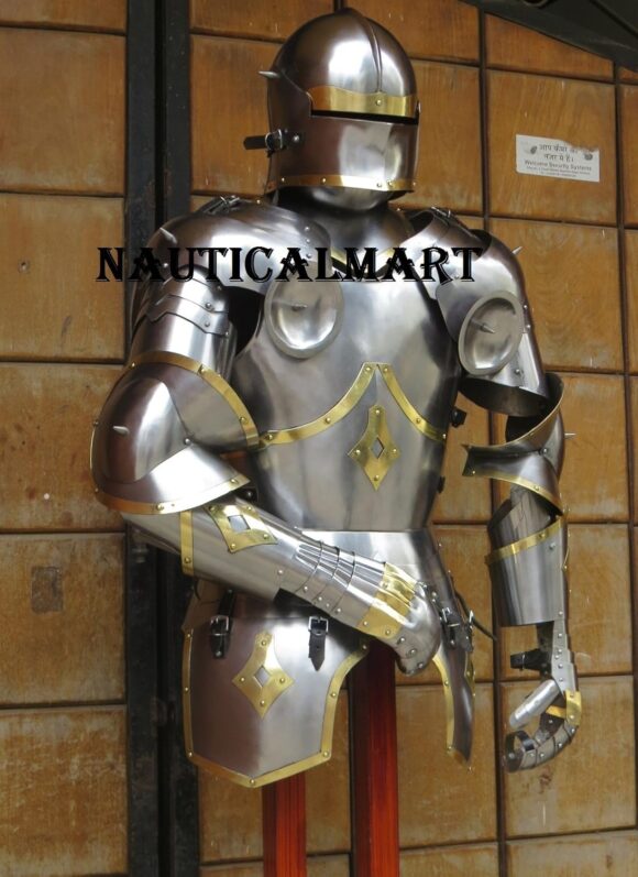 Medieval Wearable Knight Gothic Suit of Armor LARP Body Armour