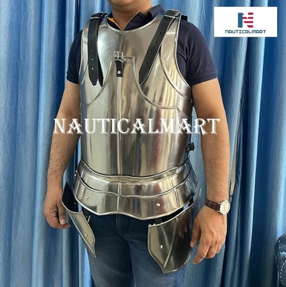 NauticalMart Gothic Half Suit of Armour-Medieval Breastplate Knight Armor - Image 5