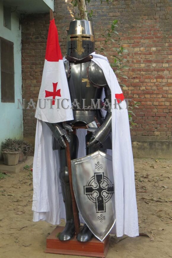 NauticalMart Medieval Wearable Knight Crusader Full Suit of Armour Costume - Image 2