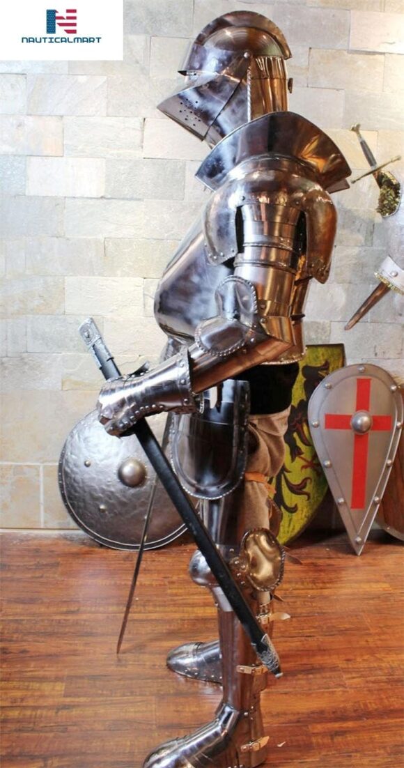 NauticalMart Medieval Knight Suit of Armor Costume - LARP Wearable Authentic - Image 3