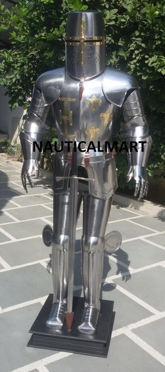 NauticalMart Medieval Knight Crusader Full of Armor Collectible Armor Halloween Costume - Image 2