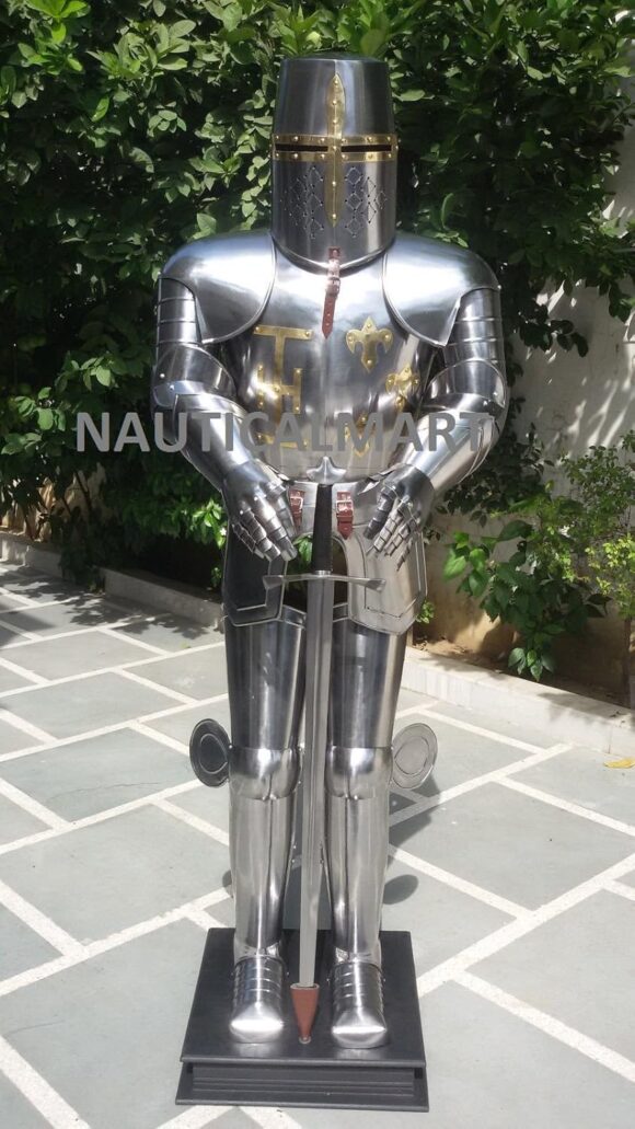 NauticalMart Medieval Knight Crusader Full of Armor Collectible Armor Halloween Costume - Image 3