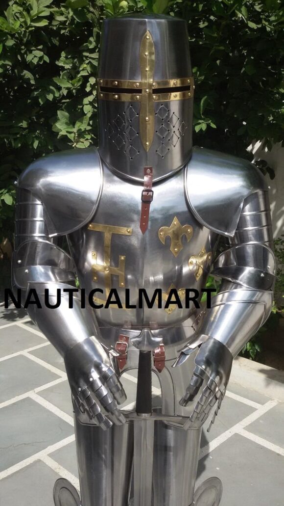 NauticalMart Medieval Knight Crusader Full of Armor Collectible Armor Halloween Costume - Image 5