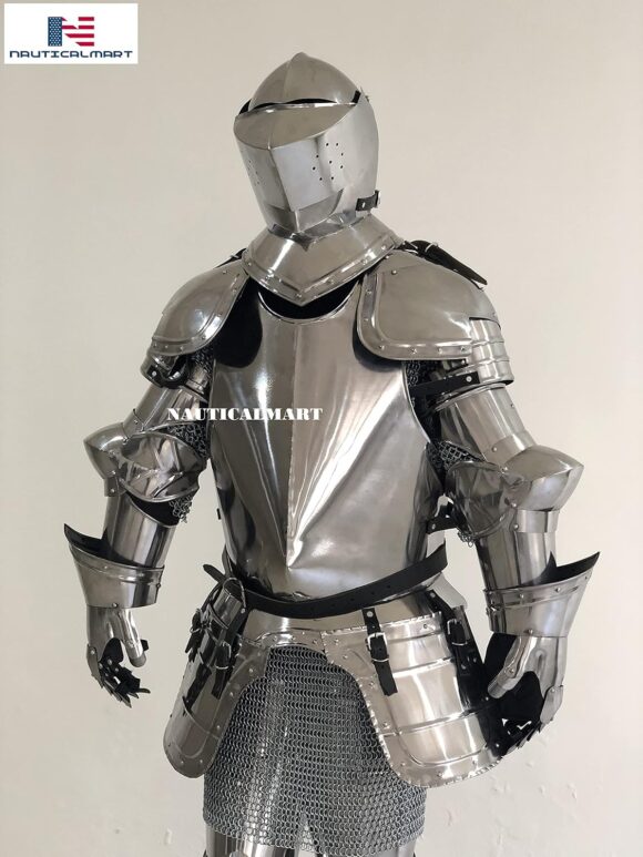 NauticalMart Medieval Knight Suit of Armor Costume - LARP Wearable Authentic - Image 5