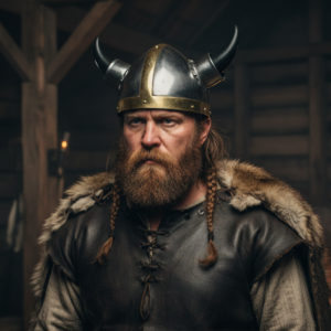 Medieval Viking Armor Helmet With Horns