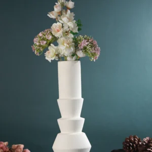 Premium White Ceramic Flower Vase