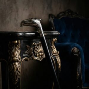 Walking Stick For Men Women Seniors Lightweight Detachable Handmade Cane With Decorative Silver Handle Unique Gift For Adults