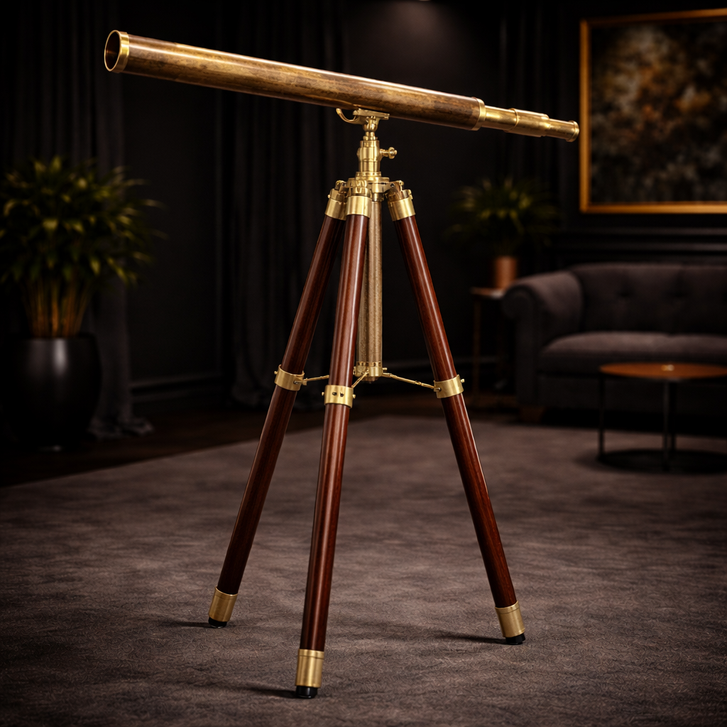 Historium Vault Brass Telescope 40” Harbor Master